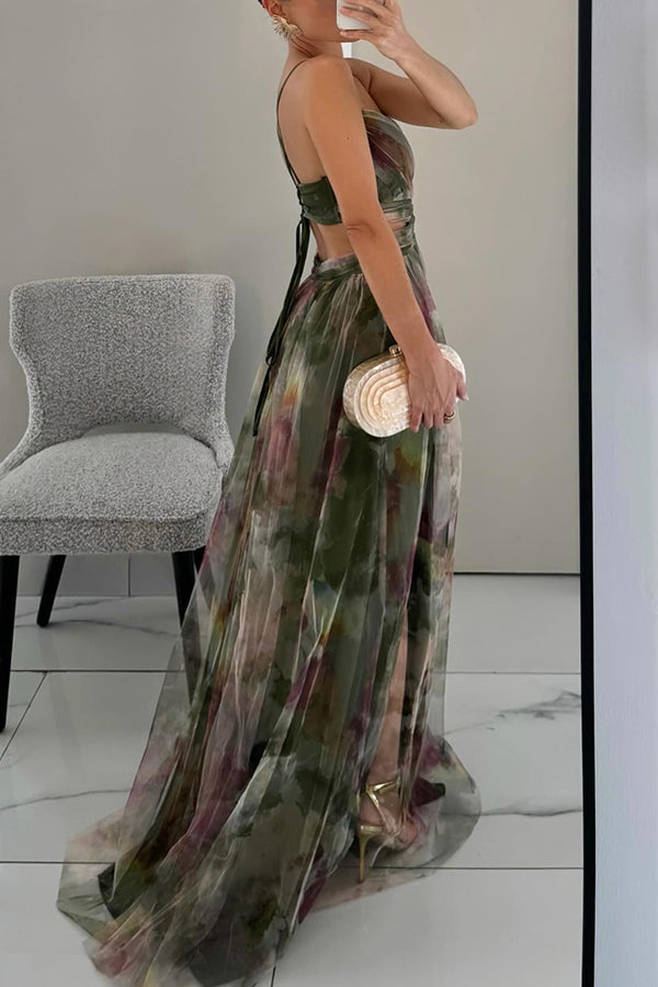 AMARA | Maxi-jurk met Bloemenprint