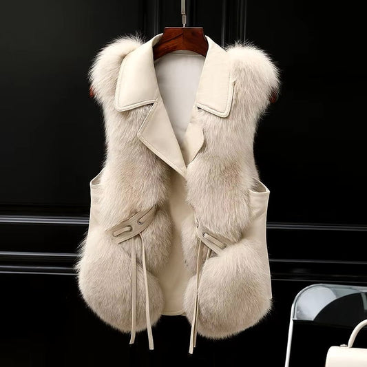HANNAH | Gilet van synthetisch bont