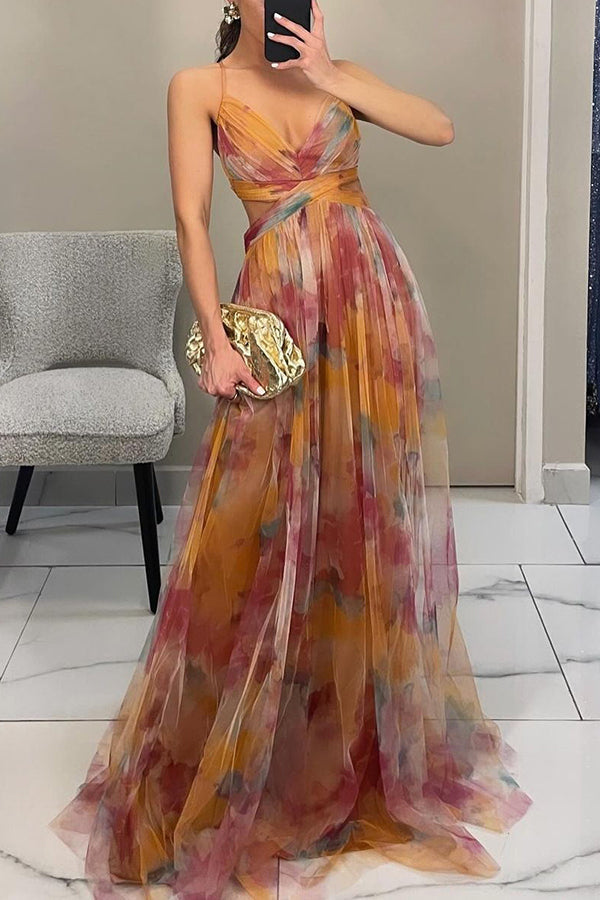 AMARA | Maxi-jurk met Bloemenprint
