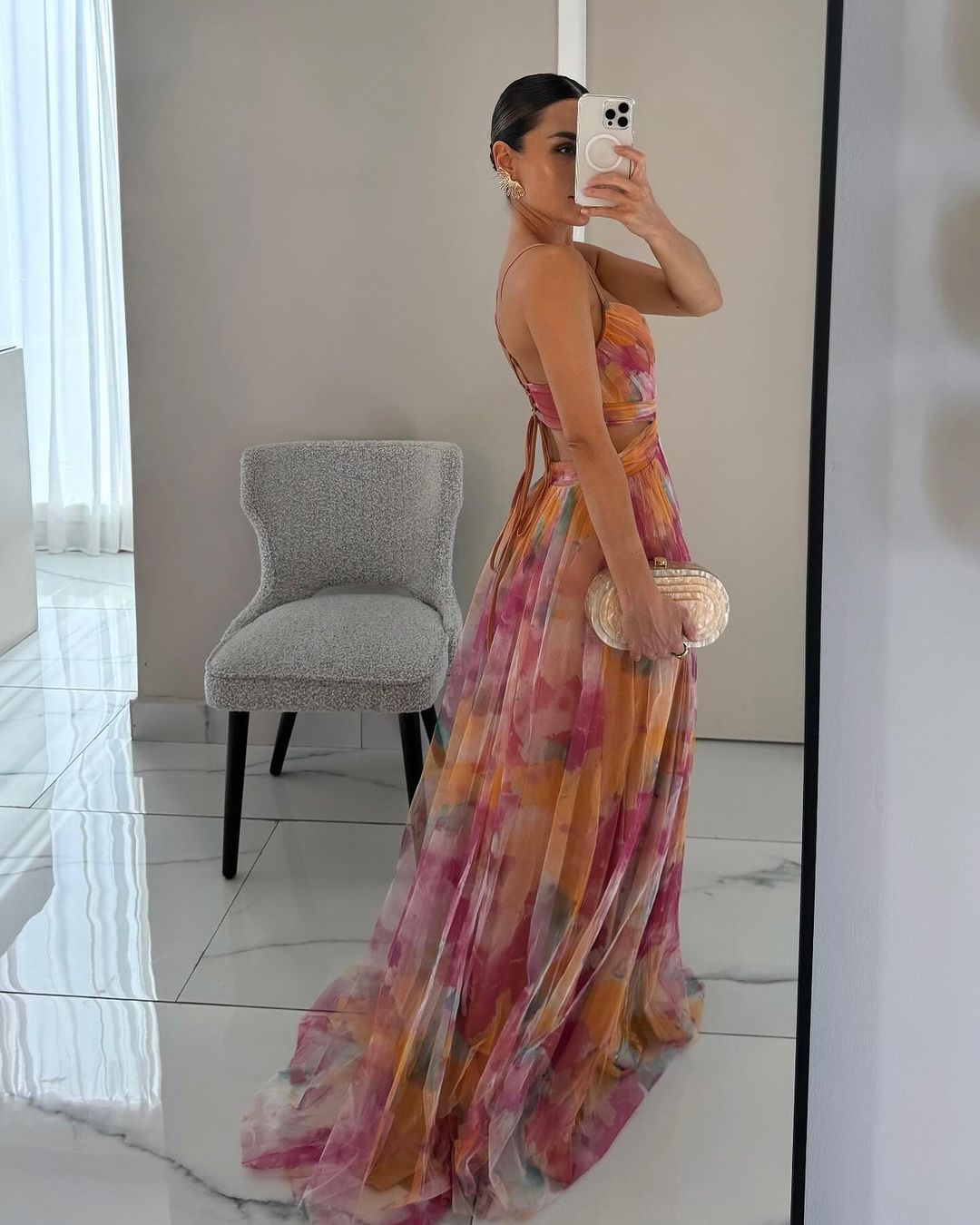 AMARA | Maxi-jurk met Bloemenprint