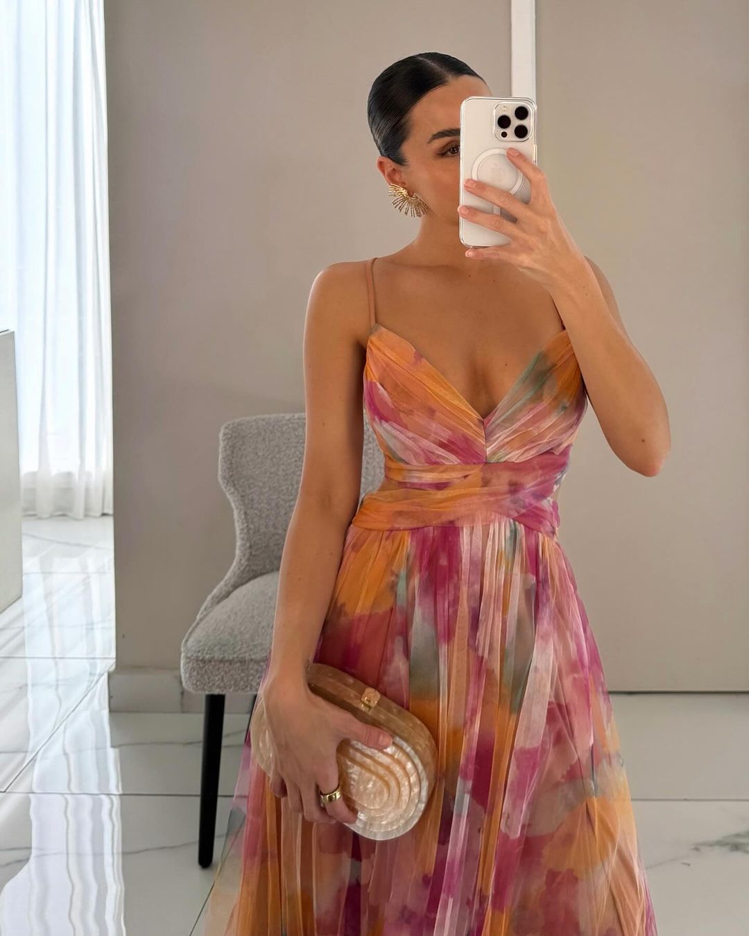 AMARA | Maxi-jurk met Bloemenprint