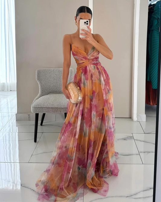 AMARA | Maxi-jurk met Bloemenprint