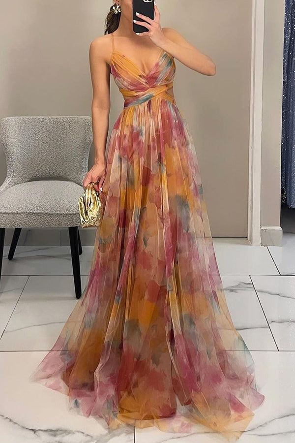 AMARA | Maxi-jurk met Bloemenprint