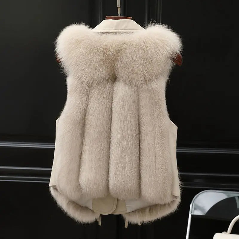 HANNAH | Gilet van synthetisch bont