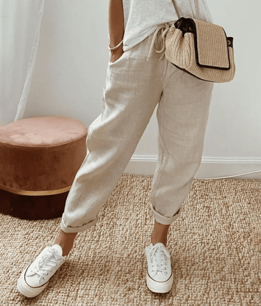 Eliana | Elegante katoen-linnen broek 1+1 GRATIS