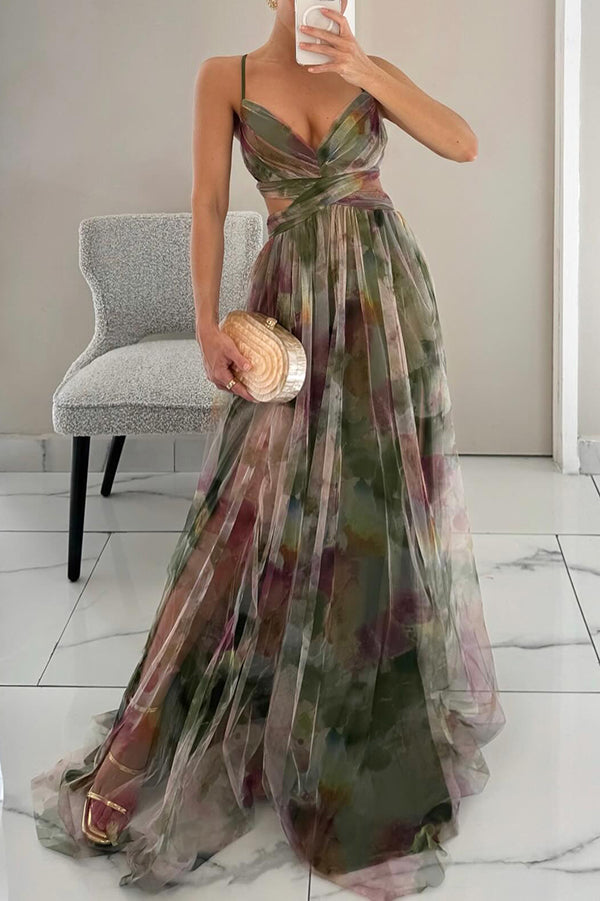 AMARA | Maxi-jurk met Bloemenprint