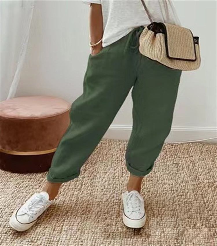 Eliana | Elegante katoen-linnen broek 1+1 GRATIS