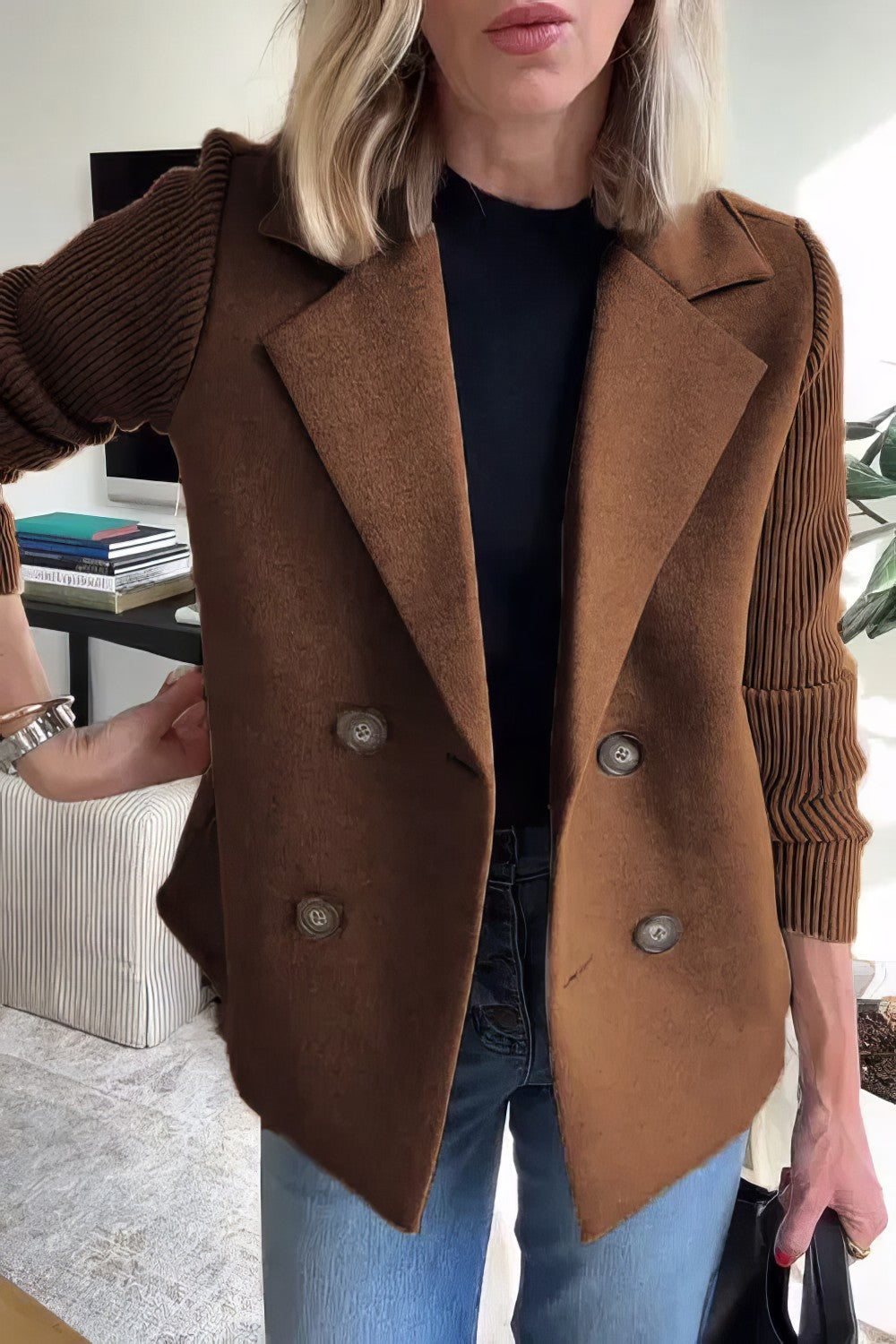 THALINA | Patchwork Cardigan jas