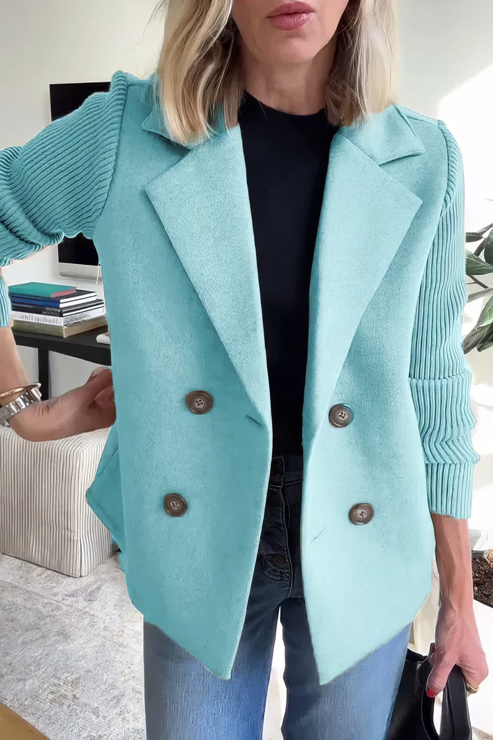 THALINA | Patchwork Cardigan jas