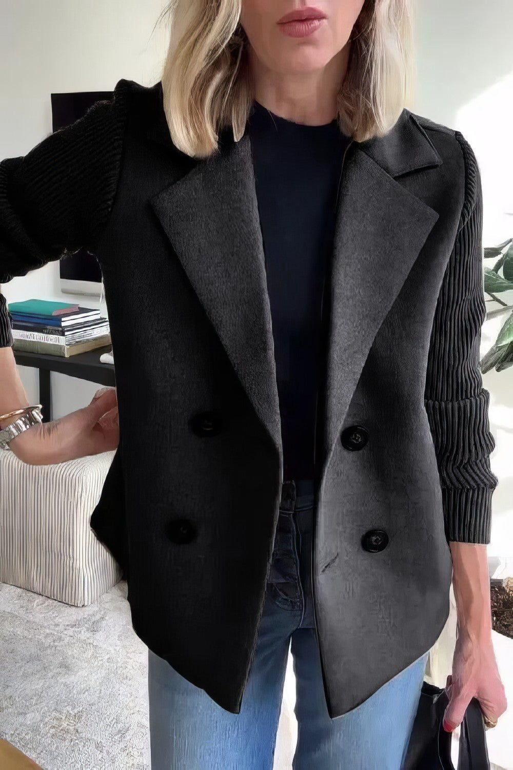 THALINA | Patchwork Cardigan jas