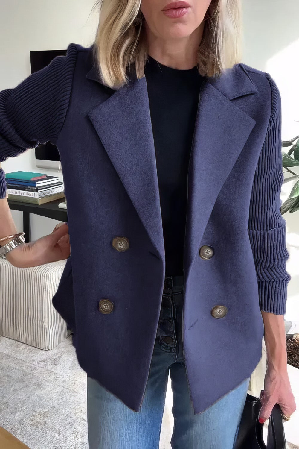 THALINA | Patchwork Cardigan jas