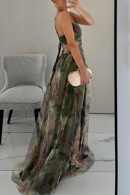AMARA | Maxi-jurk met Bloemenprint