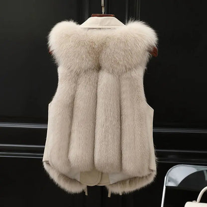 HANNAH | Gilet van synthetisch bont
