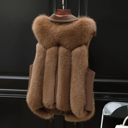 HANNAH | Gilet van synthetisch bont