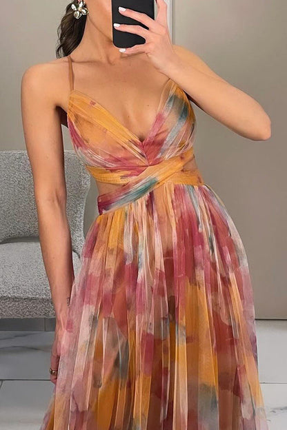 AMARA | Maxi-jurk met Bloemenprint