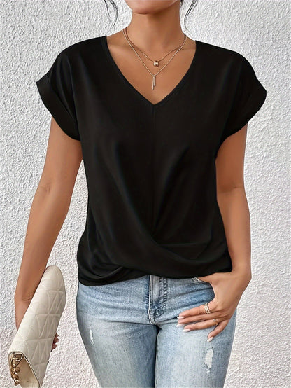Isabella | Casual T-shirt met sweetheart halslijn (1+1 Gratis)