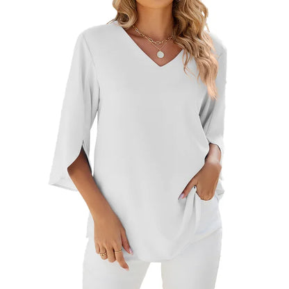 JULIETTE | Dames Blouse met V-hals